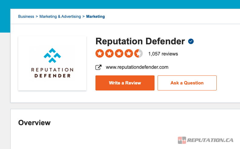 Reputation Defender Reviews