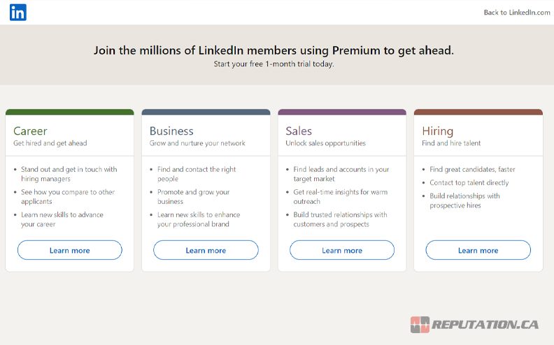 LinkedIn Premium Upgrade