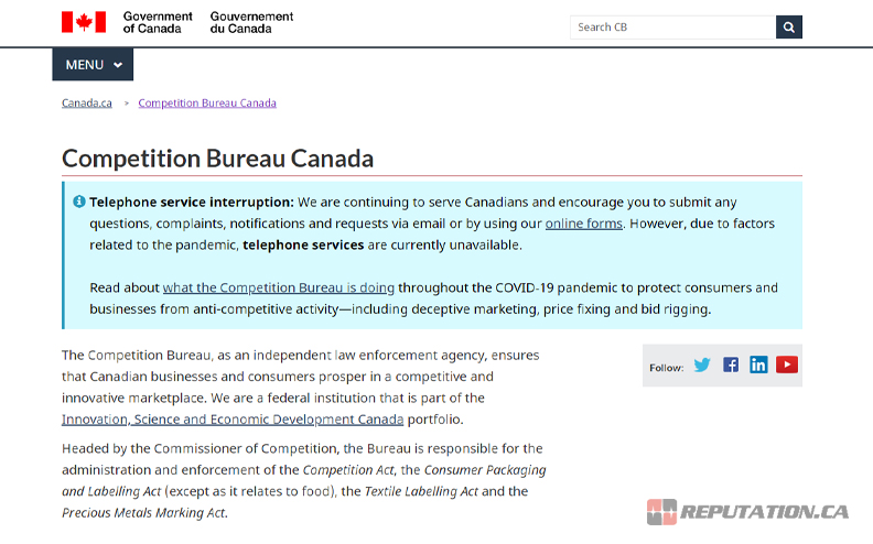 Canadian Competition Bureau