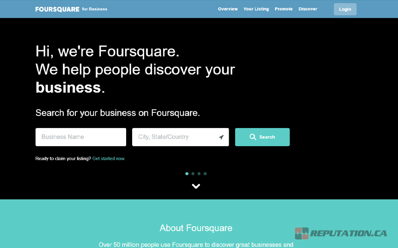 Foursquare Business Search