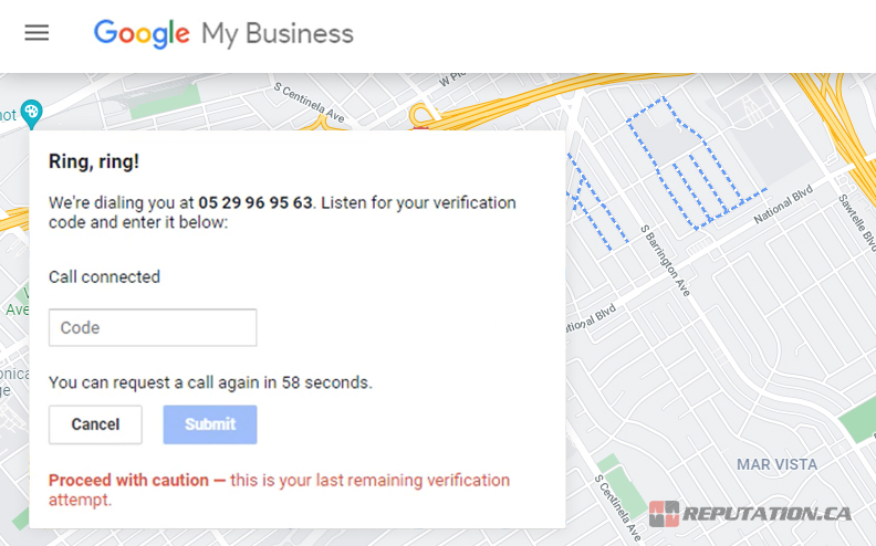 Google Phone Verification