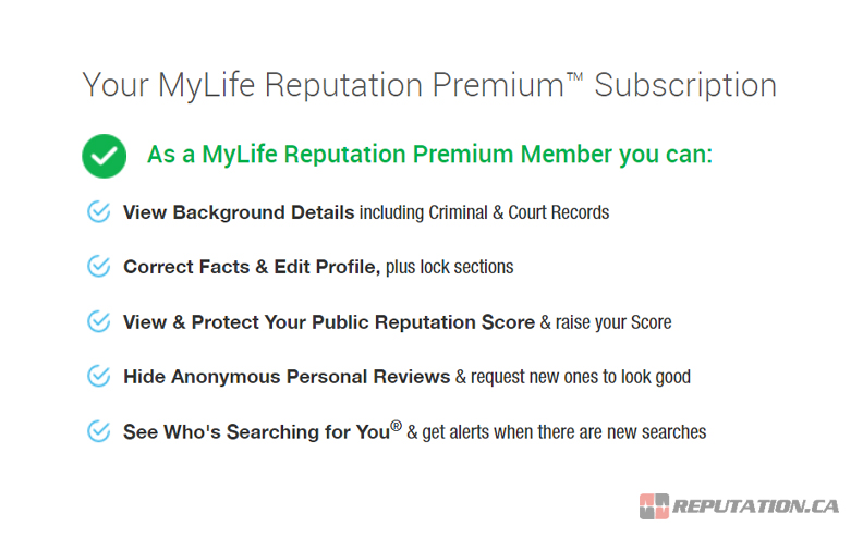 MyLife Premium Subscription