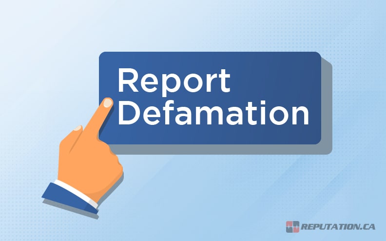 Reporting Defamation on Facebook