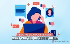 Managing Negative Blog Post Reviews