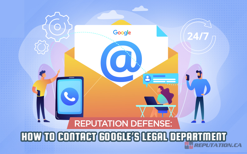 Contacting Google's Legal Department