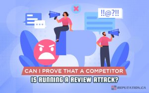 Can I Prove That a Competitor is Running a Review Attack