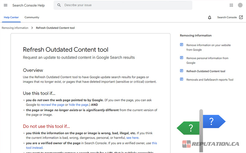 How Google Handles Your Removal Requests
