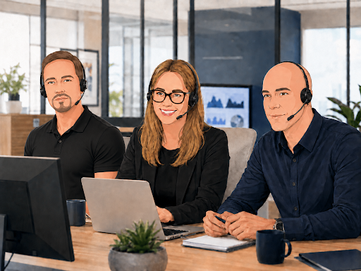 Three Reputation.ca client-service specialists